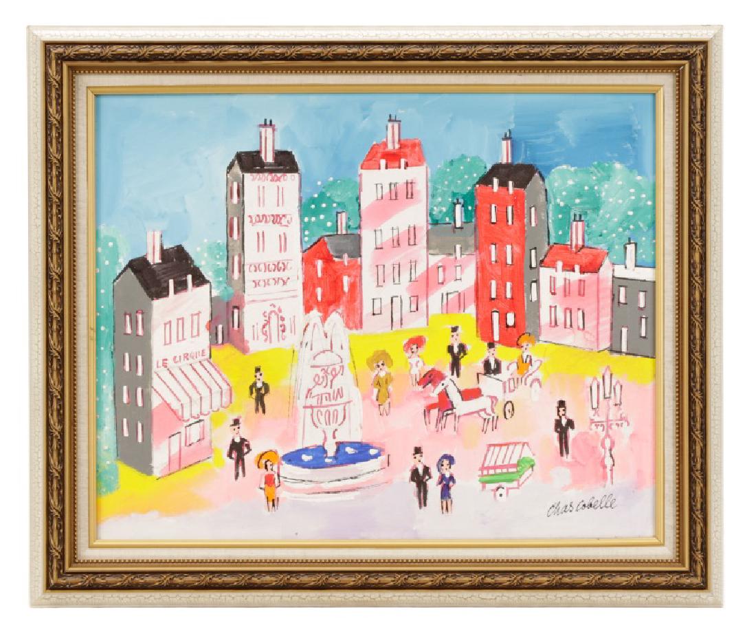 Charles Cobelle, "Le Cirque", Oil on Canvas (1 of 7)