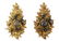 Pair, French Empire Gilt Bronze Cartel Clocks