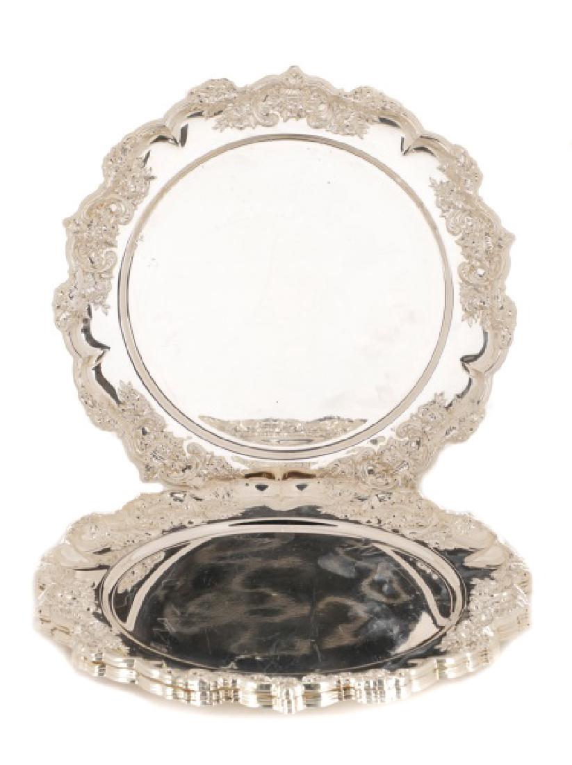 Scarce Norbert Sterling Chargers/Service Plates (1 of 2)