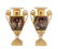 Pair of French Porcelain Napoleonic Vases, 19th C
