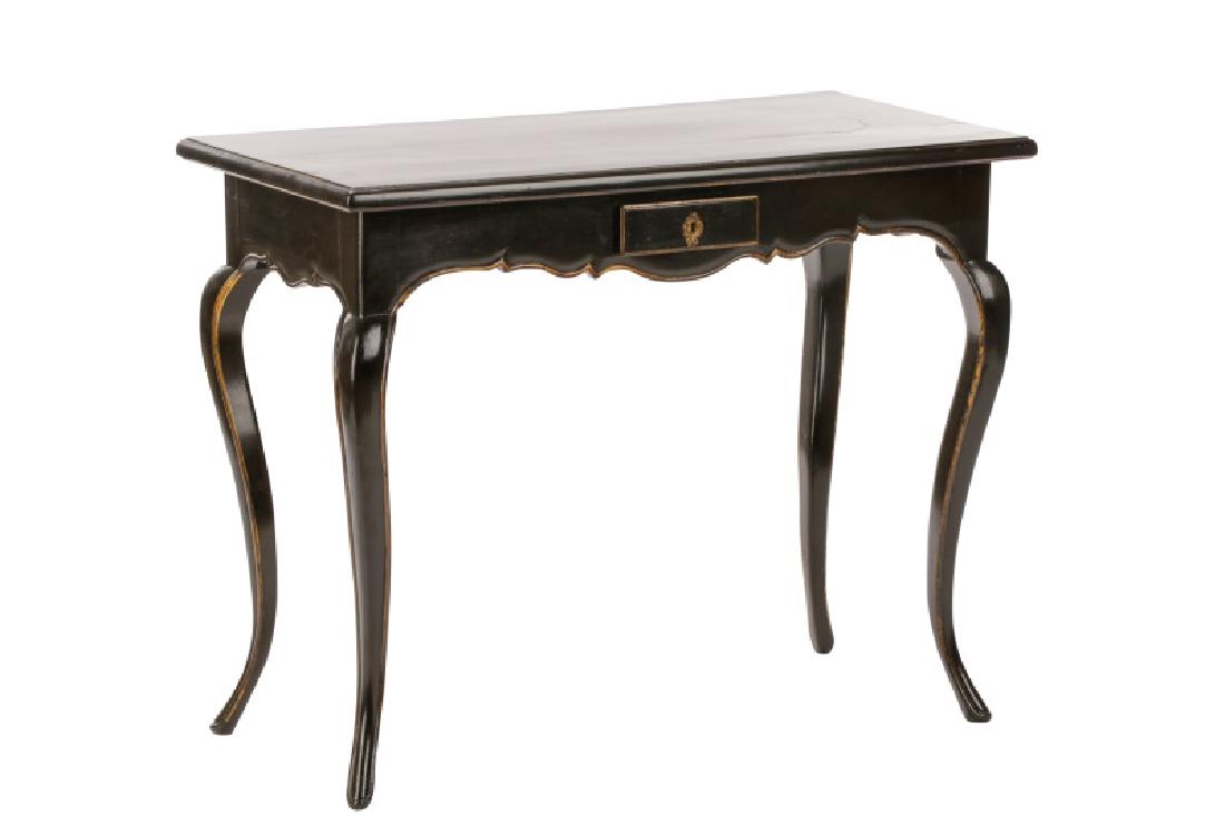 Continental Ebonized Side Table (1 of 9)