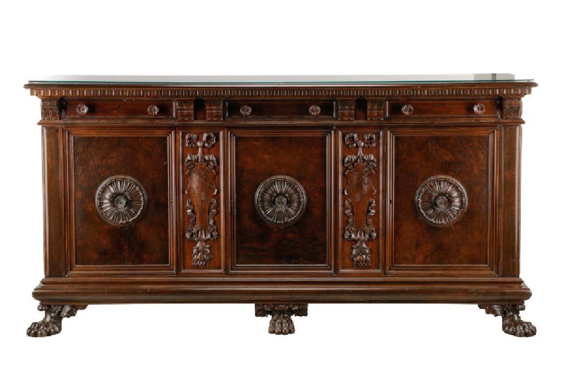 Renaissance Revival Style Walnut Sideboard (1 of 1)