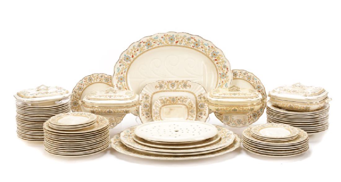 76 Pcs Early English Earthenware Spode (attr) (1 of 1)