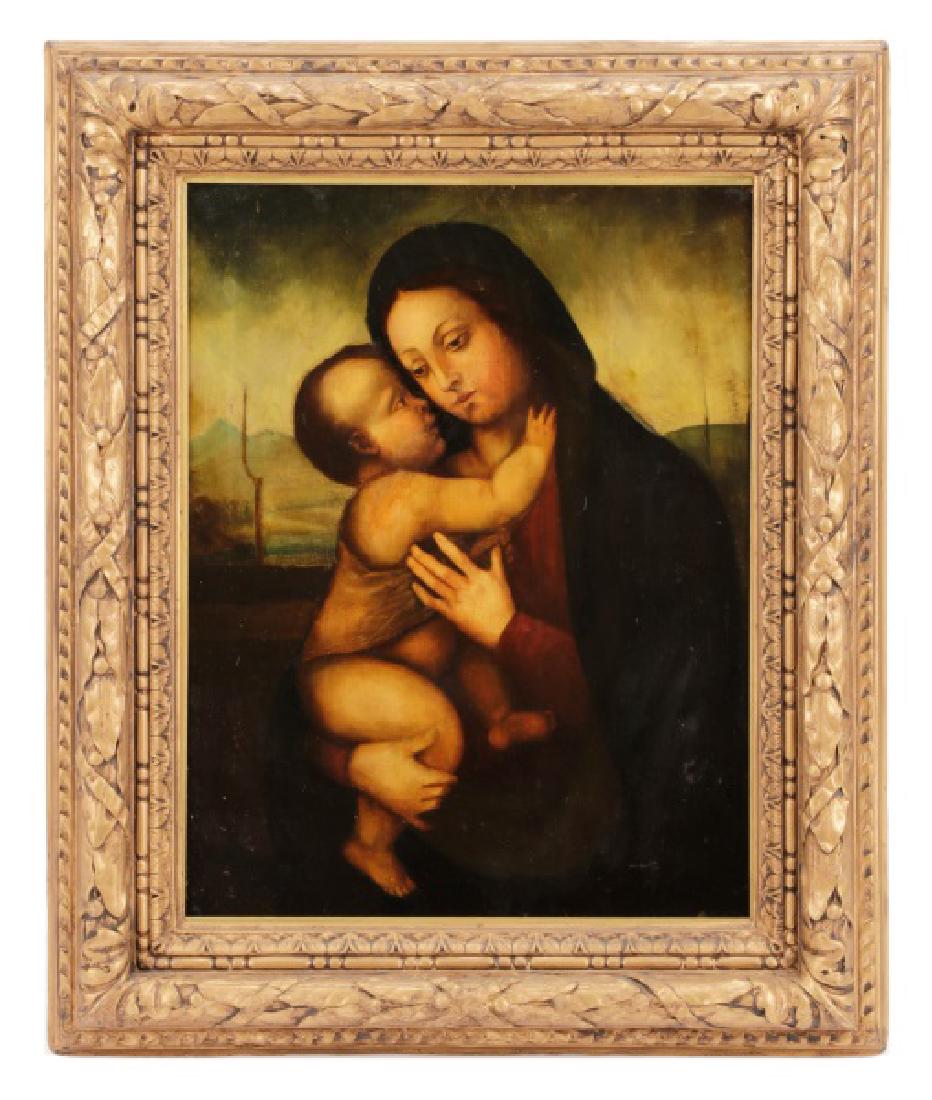 Follower of Bellini, "Madonna and Christ Child" (1 of 10)