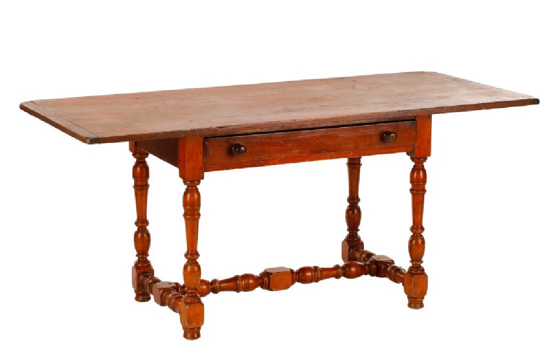 English Turned Oak Tavern Table (1 of 6)