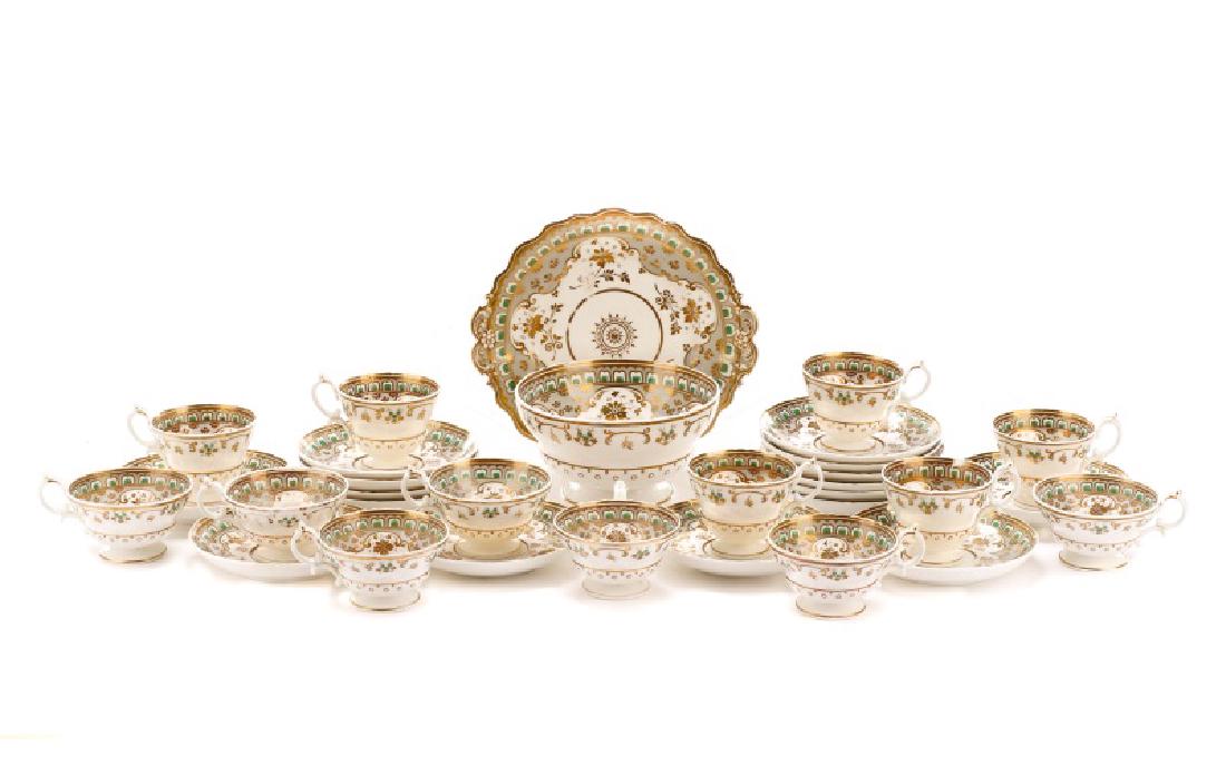 31 Piece English Fine China, Manner of Coalport (1 of 7)