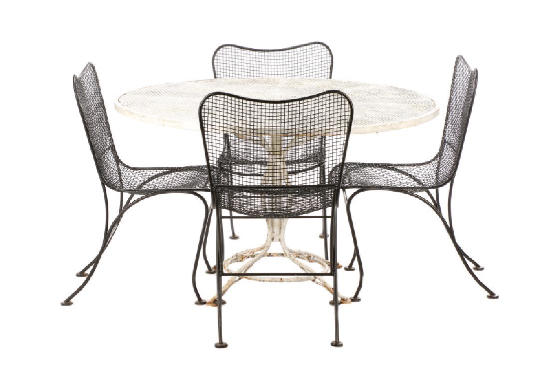 4 Woodard Mid Century Modern Patio Chairs w/ Table (1 of 10)