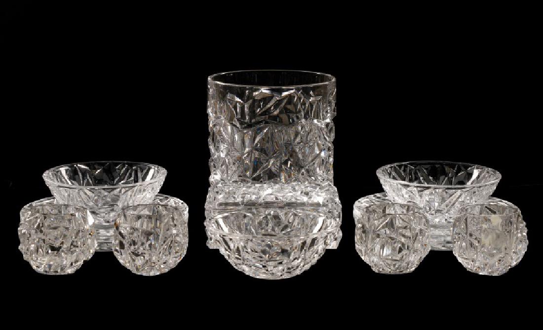 15 Pieces Tiffany & Co. Rock Cut Glass (1 of 9)