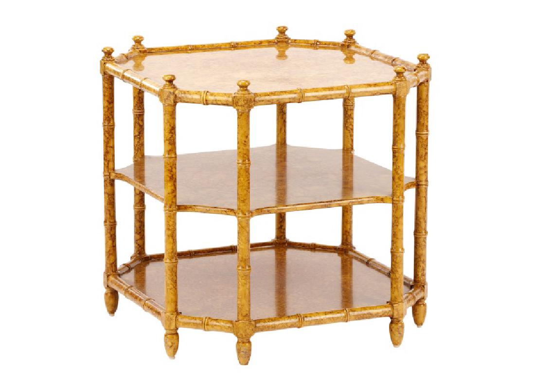 Henredon Circa East Bamboo Motif Coffee Table (1 of 8)