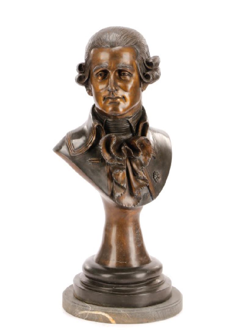 British School, Bronze Bust of a Naval Captain (1 of 8)
