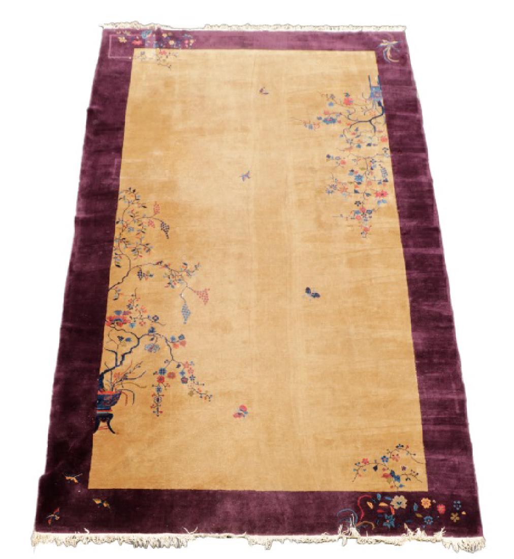 Hand Woven Art Deco Chinese Rug (1 of 11)