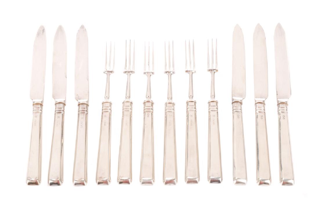 Thomas Bradbury & Sons Sterling Dessert Set (1 of 6)