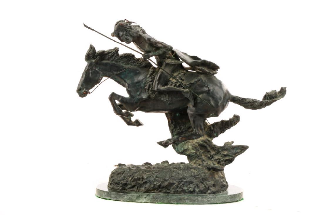 After Remington "The Cheyenne," Bronze Sculpture (1 of 14)