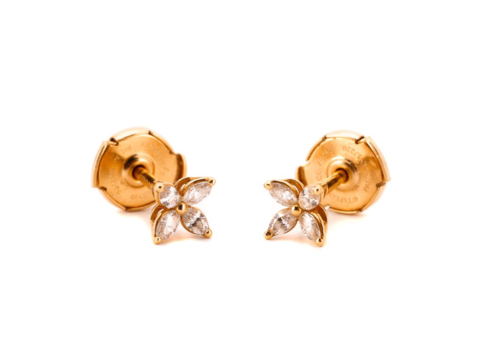 Pair of Tiffany Diamond Earrings (1 of 3)