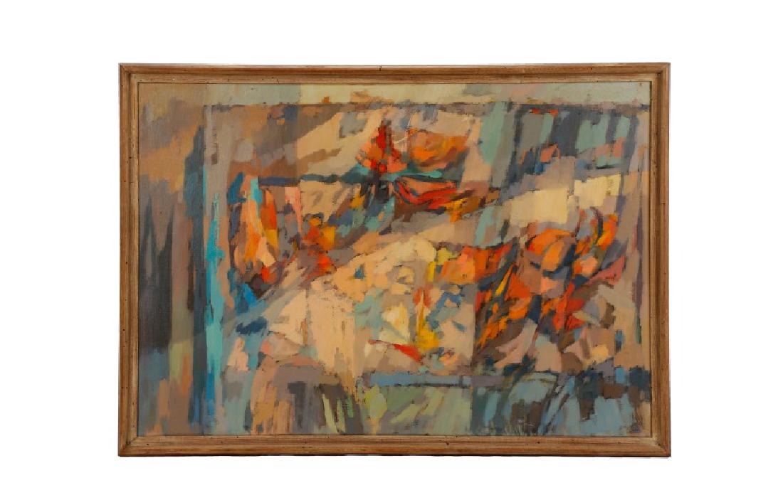 George Cress, "Untitled Abstraction", O/C (1 of 4)