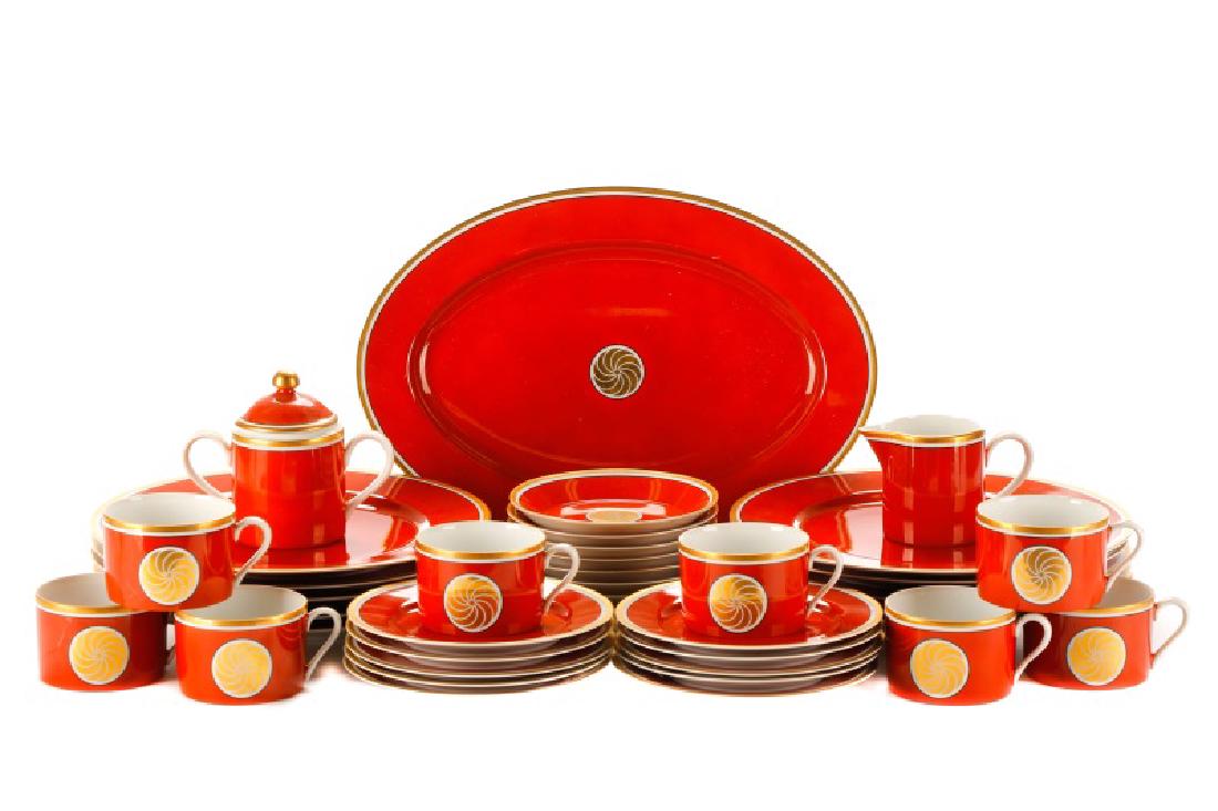 Fitz & Floyd 'Medallion D'Or' Porcelain Dinner Set (1 of 8)