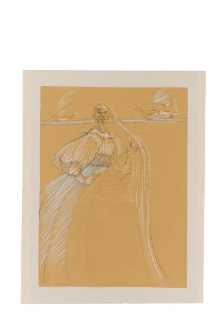 Ben Smith, "78 Hairs", Mixed Media, Signed (1 of 7)