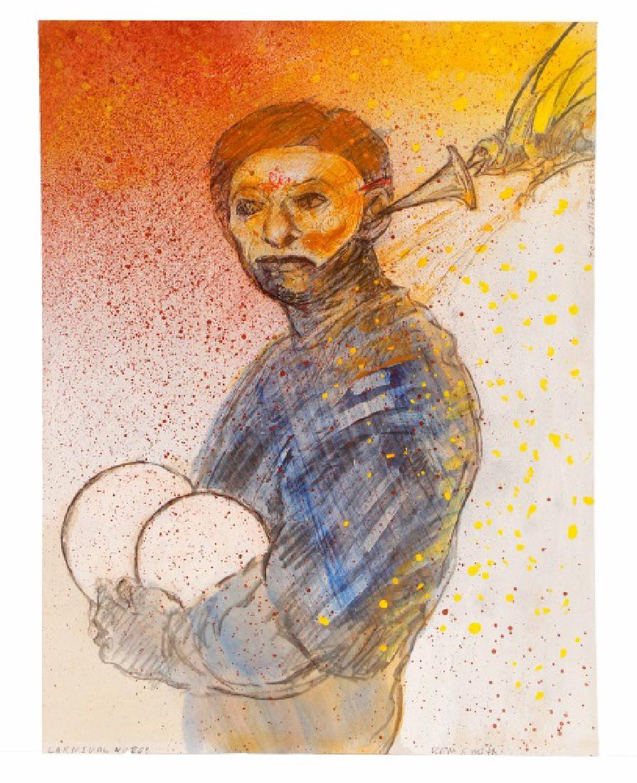 Ben Smith, "Carnival Noise", Mixed Media on Paper (1 of 8)