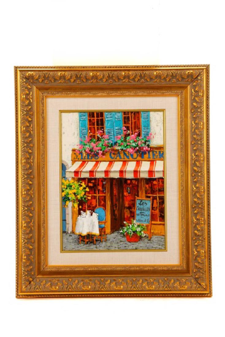 Victor Shvaiko, "Les Canopier", Signed O/C (1 of 7)