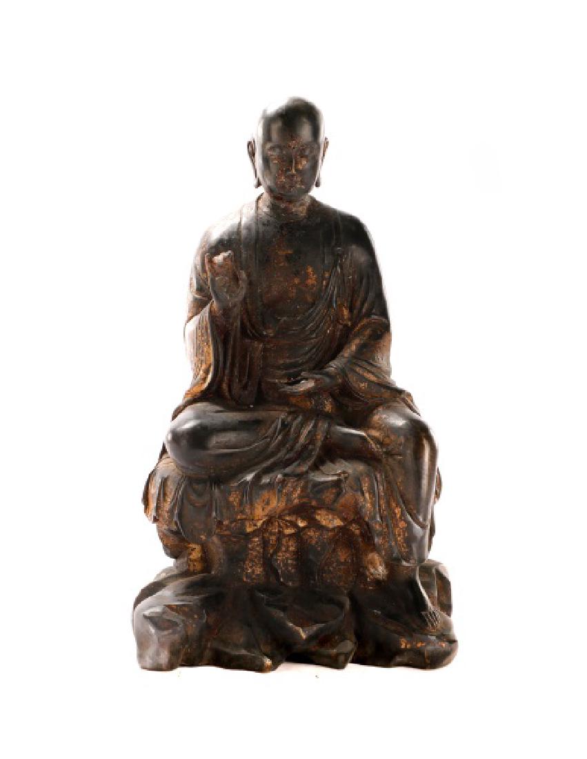 Bronze Figure of Seated Buddha (1 of 8)