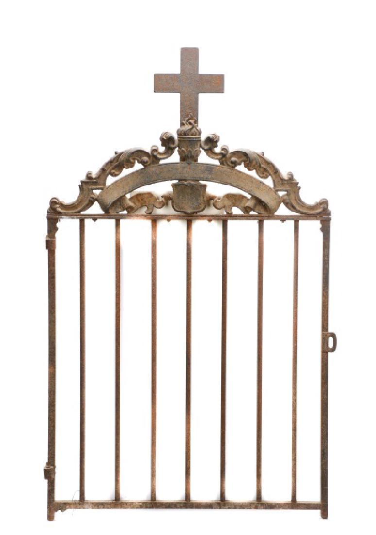 Continental Wrought Iron Church Yard Gate (1 of 7)