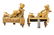 Pair, Louis XV Style Bronze Figural Chenets - 2