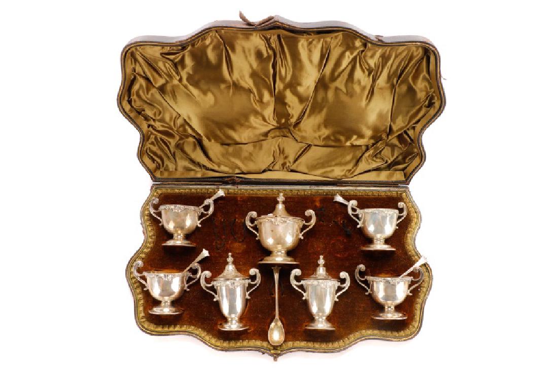 1905 English Sterling Silver 12pc. Condiment Set (1 of 6)