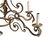 French Provincial Style 8 Light Iron Chandelier - 5