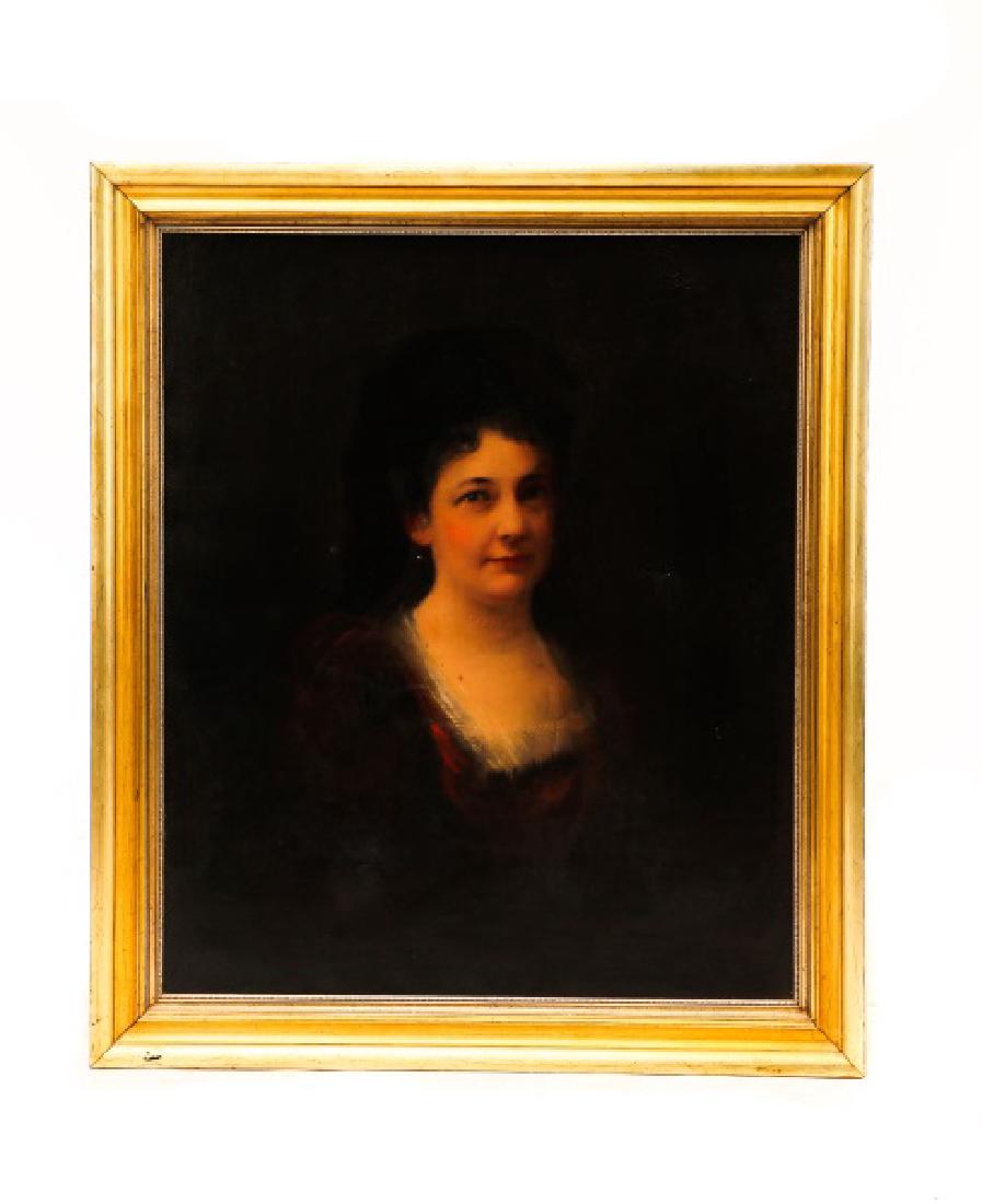 Continental, "Portrait of a Woman in Red", O/C (1 of 11)