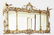 English Chinese Chippendale Style Giltwood Mirror