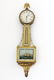 Federal Style Mahogany & Eglomise Banjo Wall Clock
