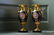 Pair, 19th C. Old Paris Porcelain Urns