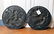 Pair Continental Rococo Style Brass Roundel Plates - 2