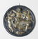 Pair Continental Rococo Style Brass Roundel Plates - 3