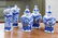 5 Piece Delft Porcelain Garniture Set