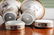 Group, Pair Paris Porcelain Cache Pots with Dish - 4