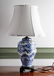 Chinese Blue & White Porcelain Dragon Table Lamp