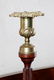 Two Pairs, Mahogany & Gilt Brass Candlesticks - 2
