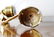 Pair, Federal Style Brass & Glass Hurricane Lamps - 2