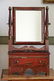 Japanned Wood Chinoiserie Dressing Mirror