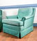 Pair of Upholstered Green Armchairs - 2