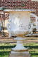 Pair, Continental Figural Cast Iron Garden Urns - 2