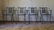 American Mid Century Iron Lyre Back Patio Chairs