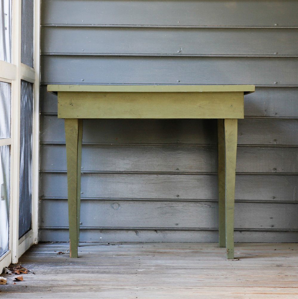 Rustic Painted Porch Table (1 of 1)