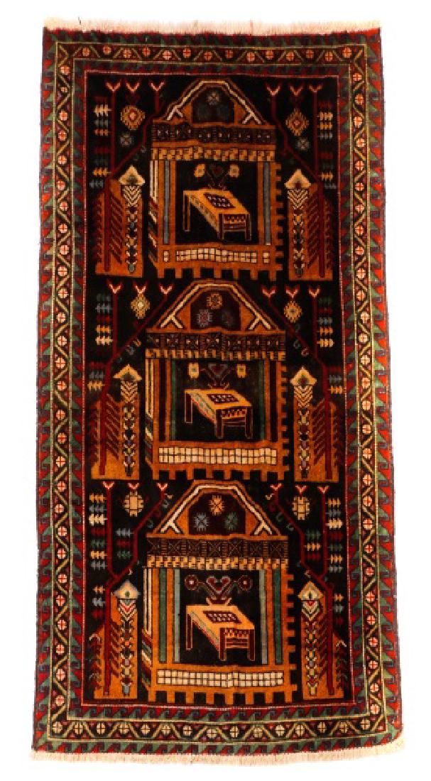 Hand Woven Persian Balouchi Rug 3' 5" x 5' 10" (1 of 6)