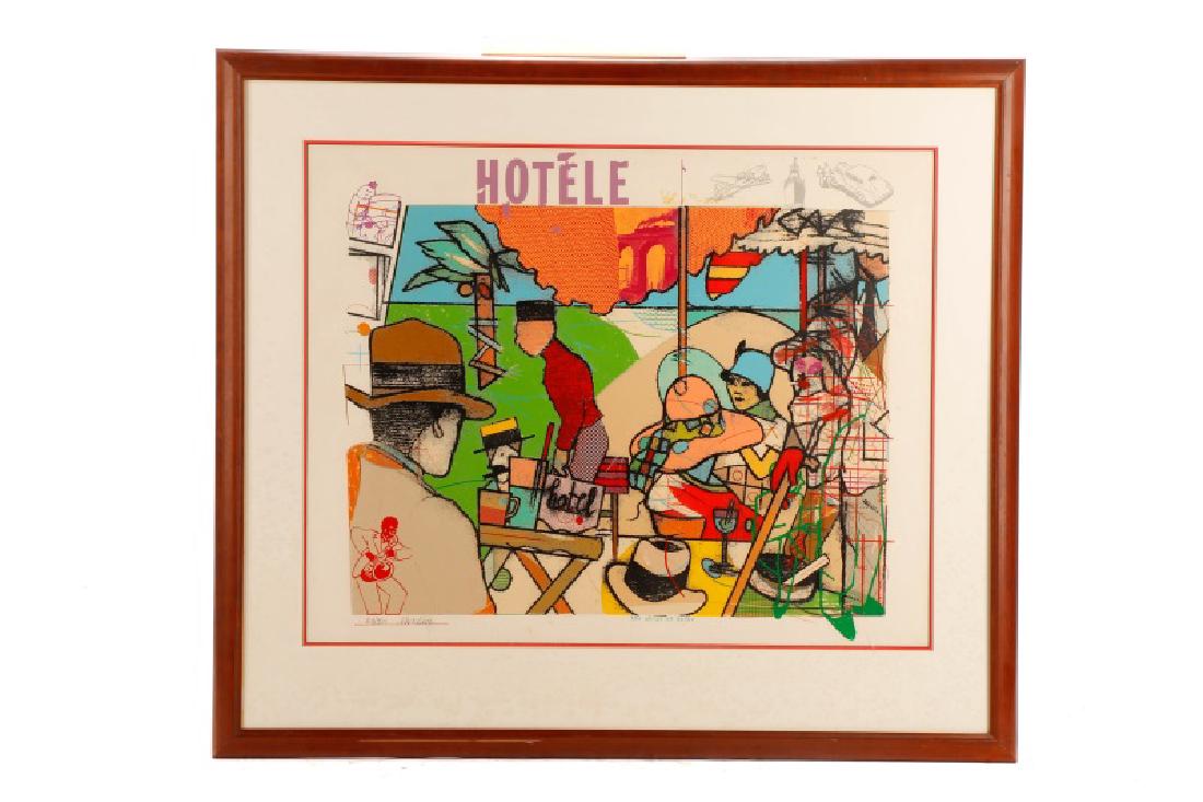 Richard Marshall Merkin, "Smile of Garbo", Signed (1 of 9)