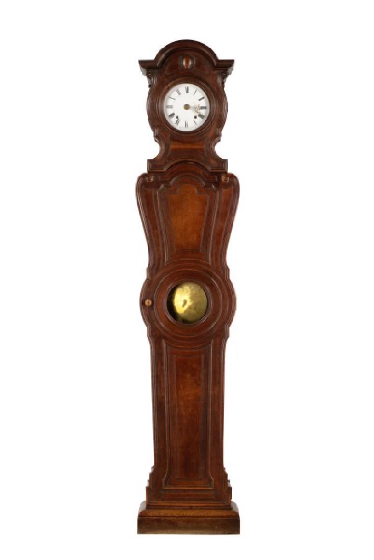 Art Nouveau Style Oak Tall Case Clock (1 of 9)