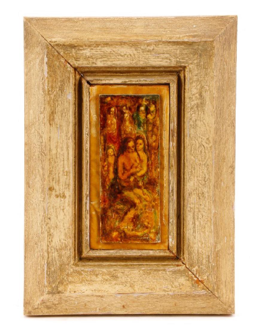 Continental, "Handmaidens", Encaustic on Board (1 of 5)