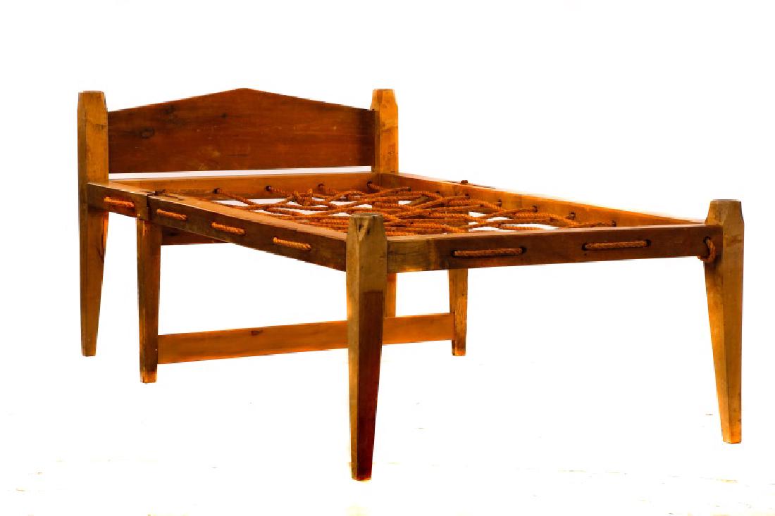 American Poplar Murphy Rope Bed (1 of 5)