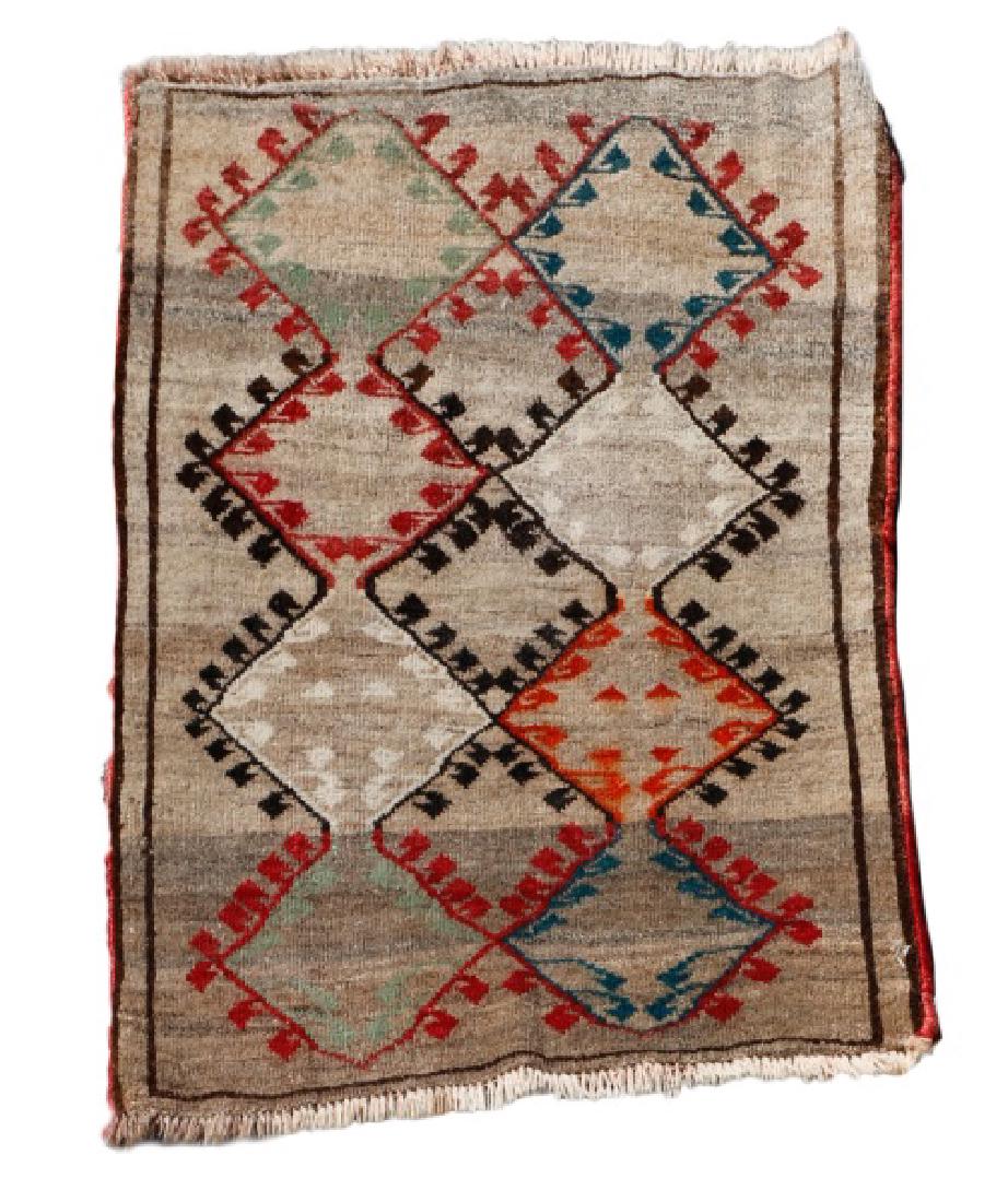 Small Hand Woven Hamadan Rug 2' 5" x 3' 4" (1 of 6)
